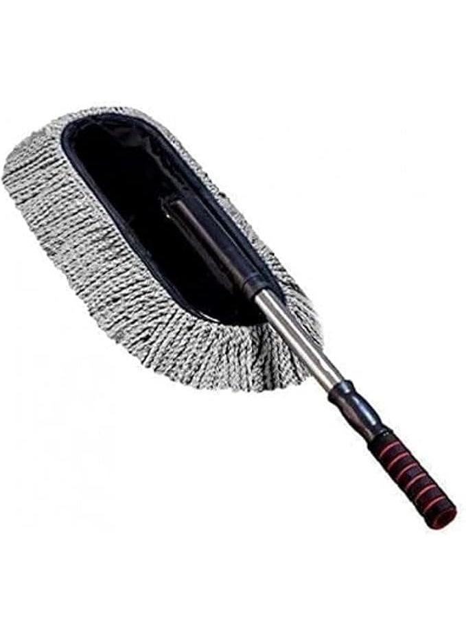 فرشاة تنظيف السيارة من الألياف الدقيقة مع إسفنجة - Image 3